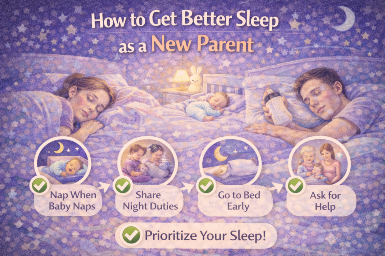 how to get better sleep as a new parent