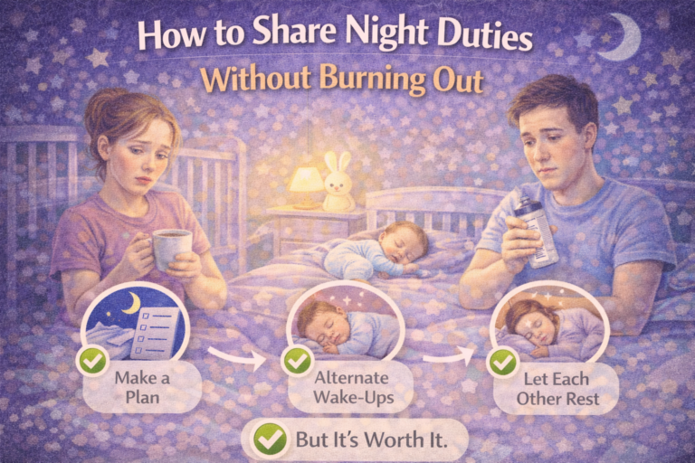 how to share night duties with a baby