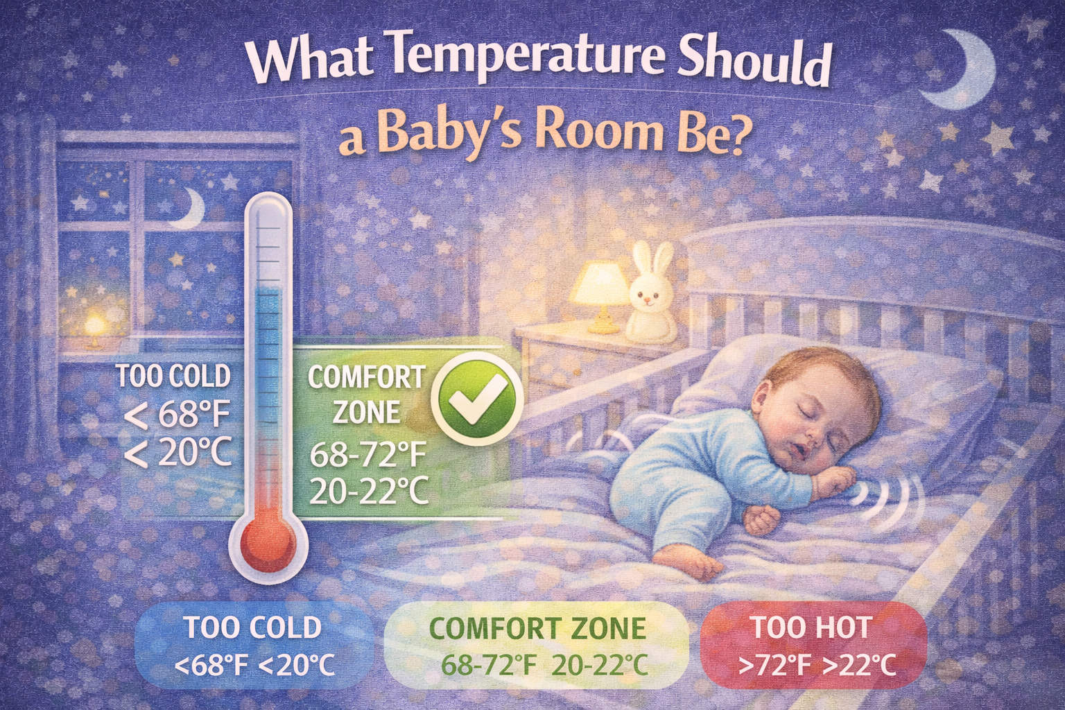 what temperature should a baby’s room be