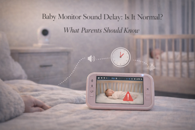 baby monitor sound delay