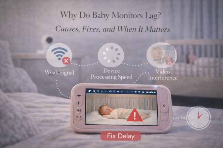why do baby monitors lag