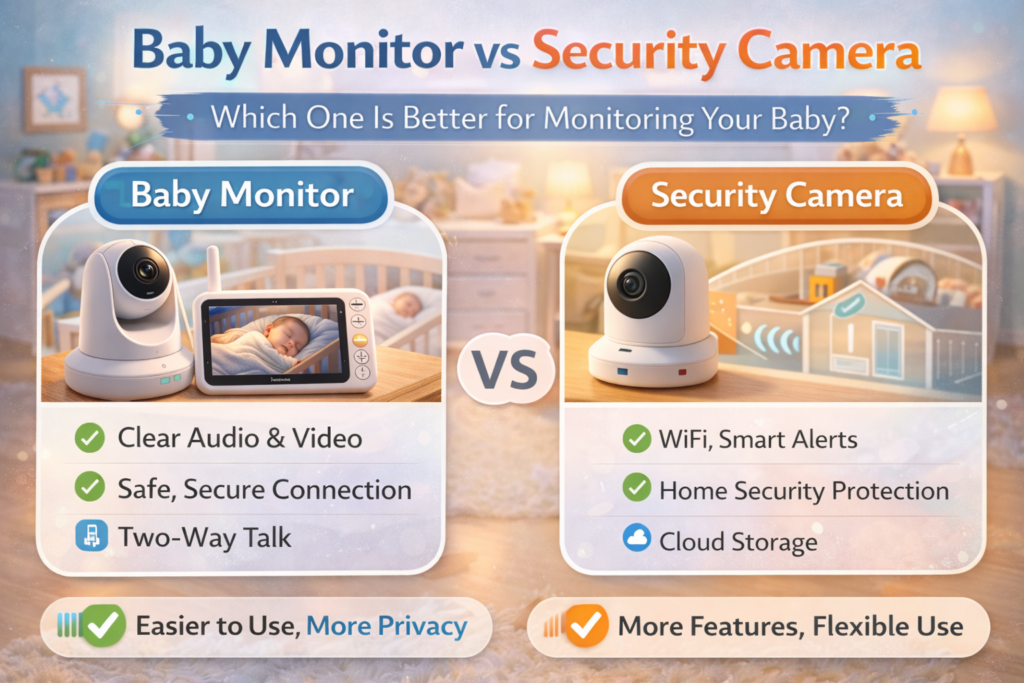 baby monitor vs security camera