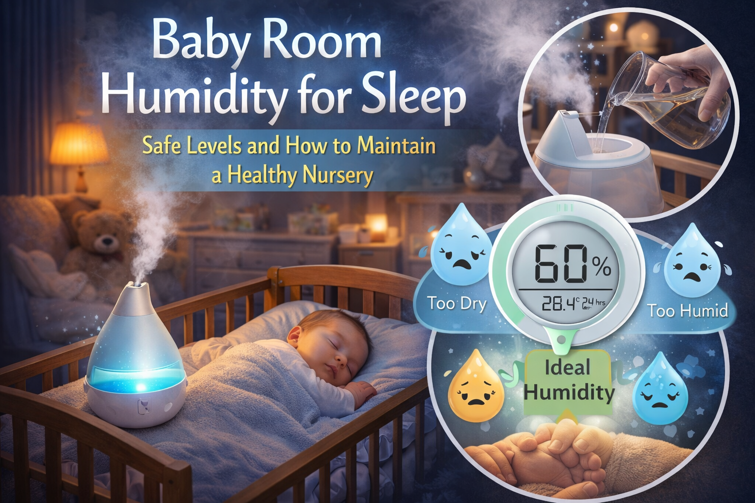 baby room humidity for sleep