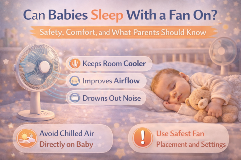 can babies sleep with a fan on