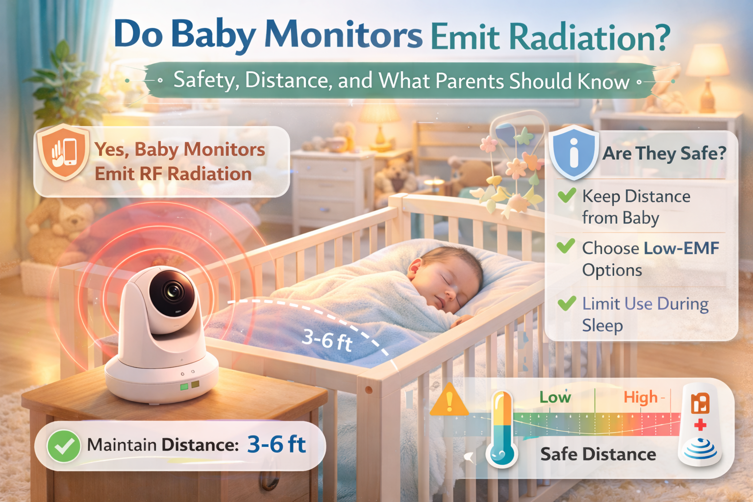 do baby monitors emit radiation