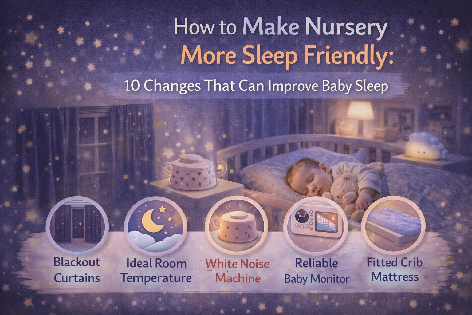 how to make nursery more sleep friendly