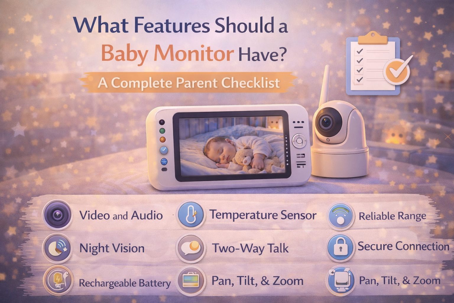 what features should a baby monitor have