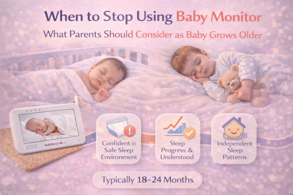 when to stop using a baby monitor