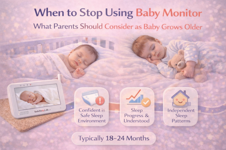 when to stop using a baby monitor