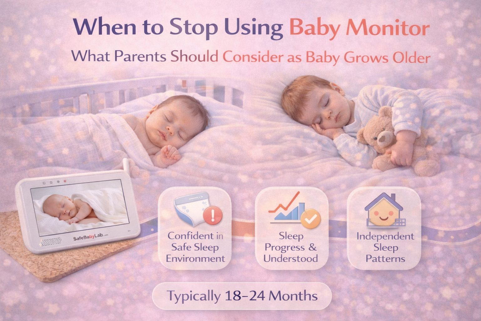 when to stop using a baby monitor